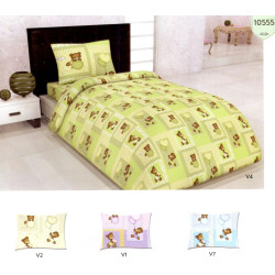 Бебешко спално бельо Ранфорс - Мече с Балон